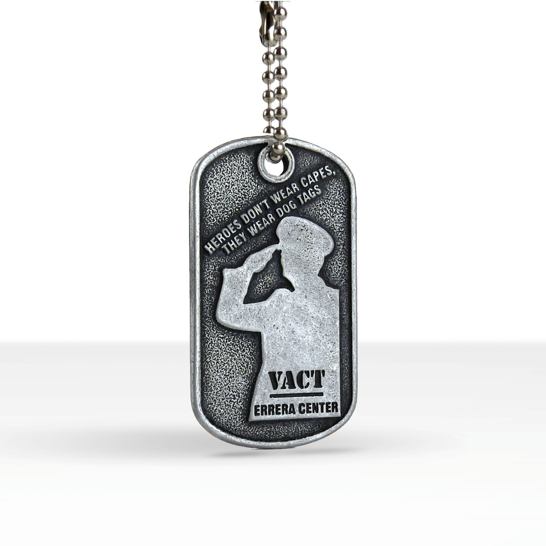 Econo Antique Silver Dog Tag
