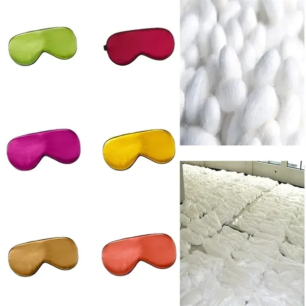 Silk Eye Masks - Luxurious Embroidered Design 4