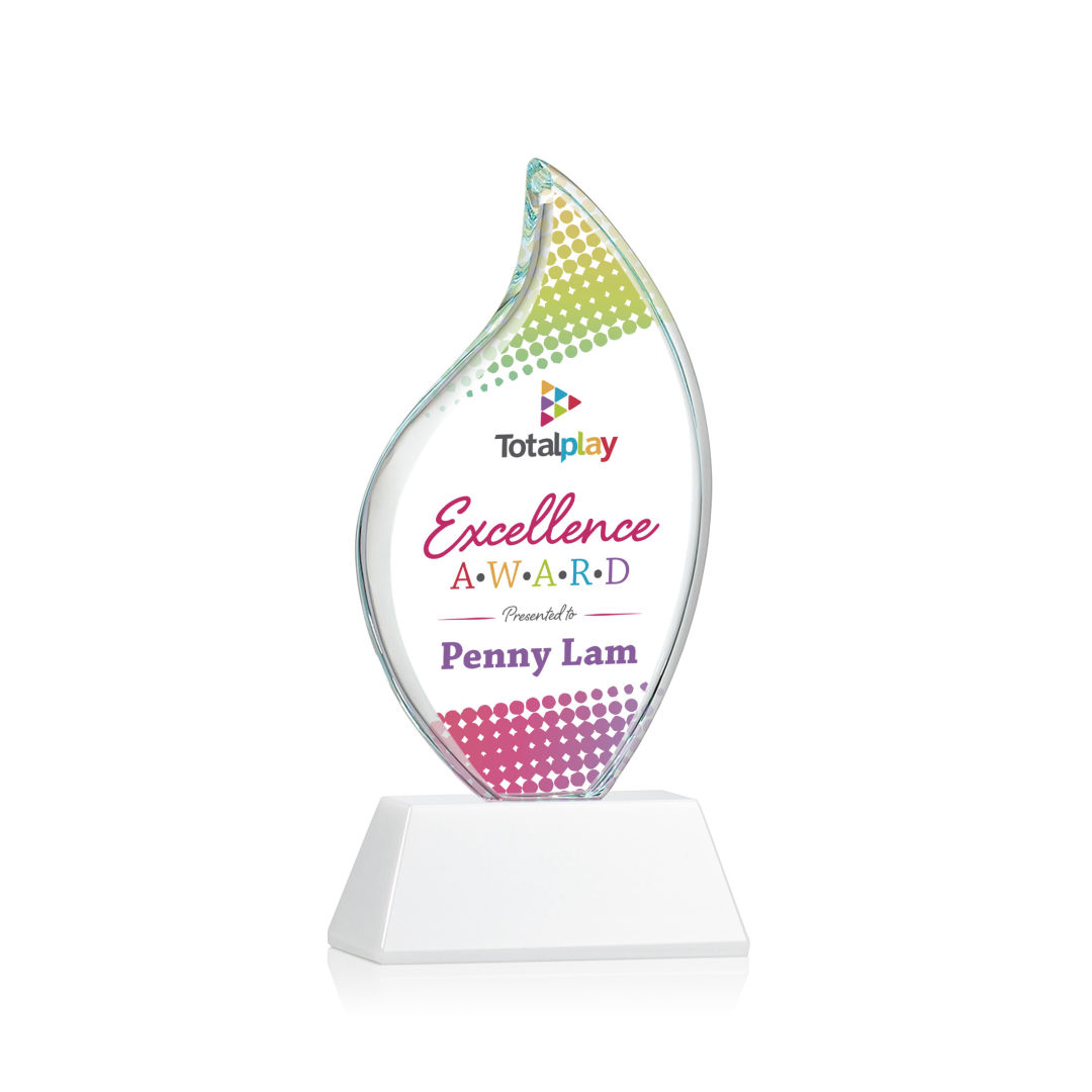 Odessy Flame Vividprint™ Award on Newhaven - White 2