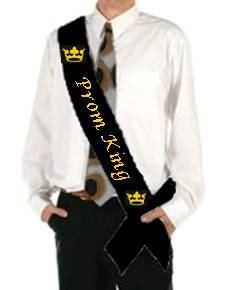 Black Custom Pageant Sash 2