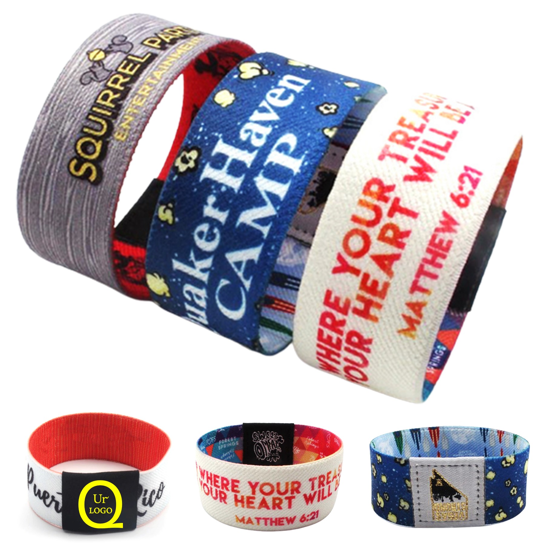 Polyester Elastic Wristbands