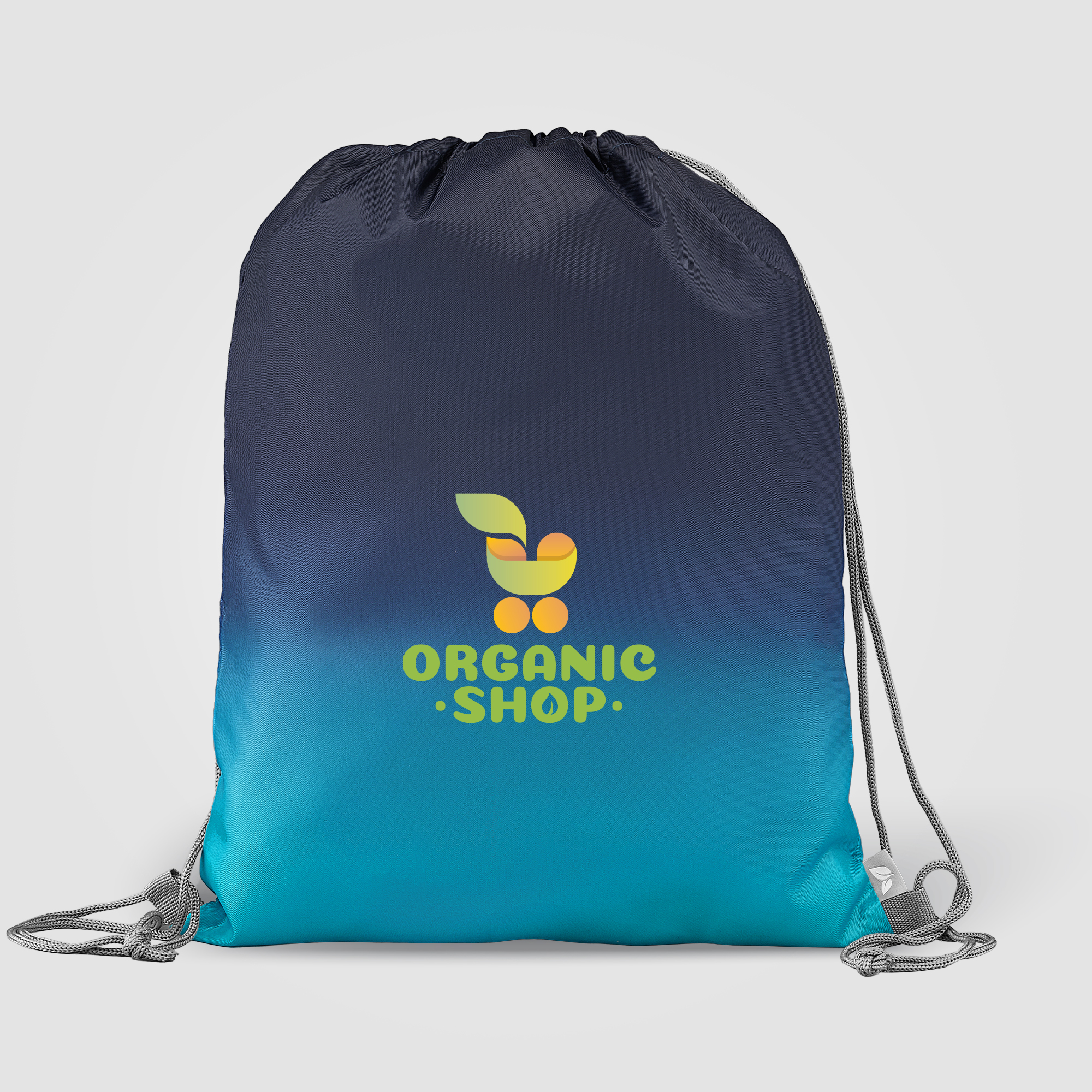 Vilda 210D Polyester Ombre Drawstring Bag  - 6L 4