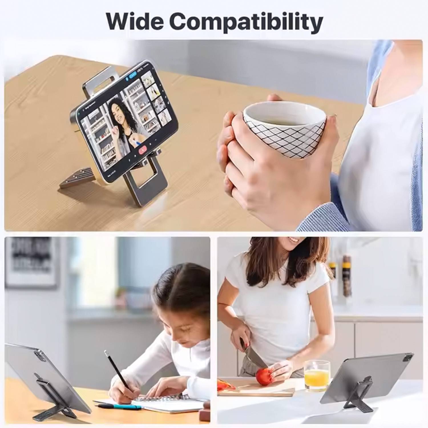 Durable Alloy Ultra-Thin Foldable Phone Stand 4