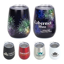 Cabernet 10 oz Vacuum Insulated Stainless Steel Wine Goblet 5