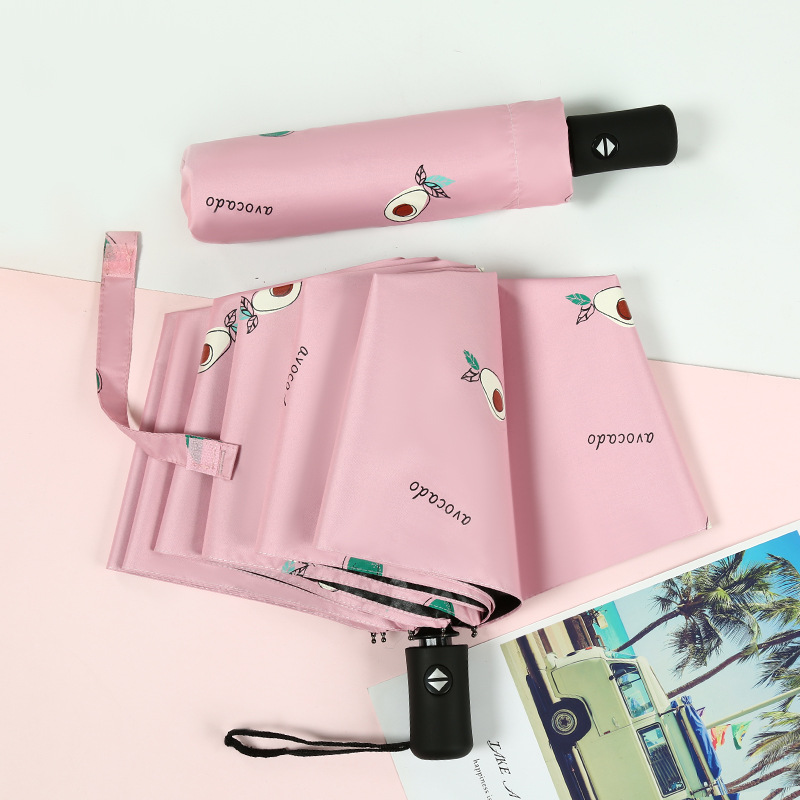 Fruits Pattern Windproof Automatic Sun/Rain Umbrella 2