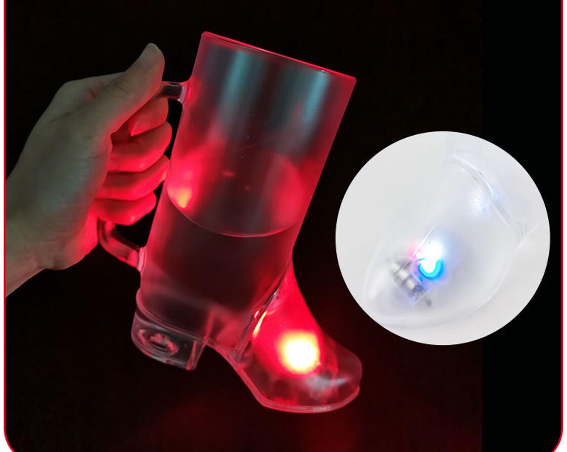 16 Oz Flashing Bar Boot Glass 8 Mode Led Light-Up Beer Mug 5