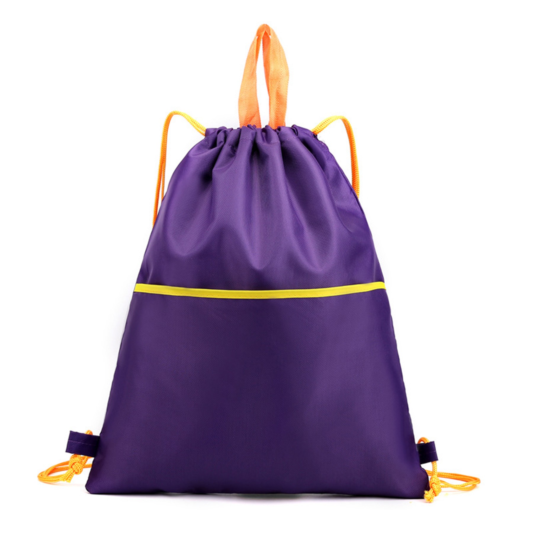 13X15.35 Inch Nylon Drawstring Backpack 5
