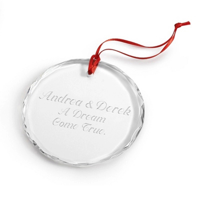 Personalized Crystal Christmas Ornament-Round 2
