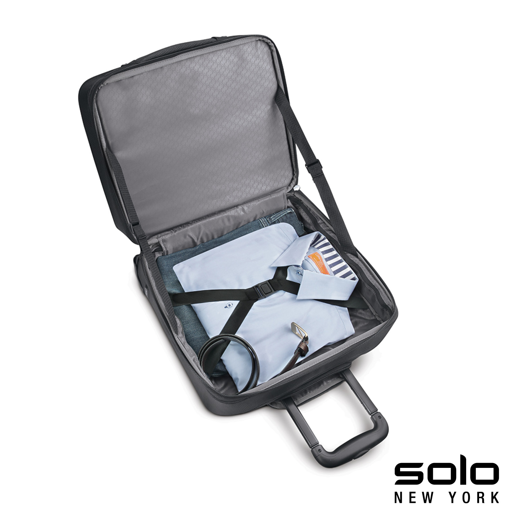 Solo New York West Side Roll Overnighter Case 7