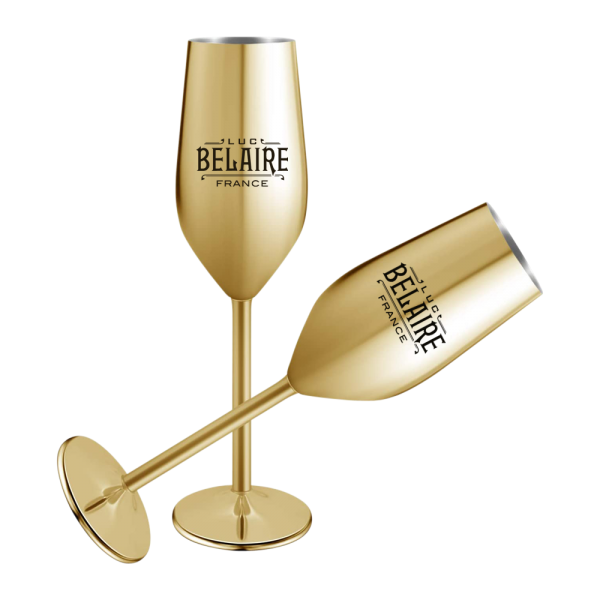 Stainless Steel Stemmed Champagne Flute 2