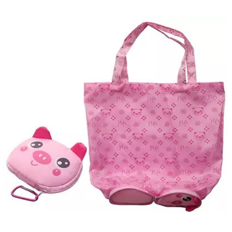 cute design Multifunctional foldable reusable shopping bag 4