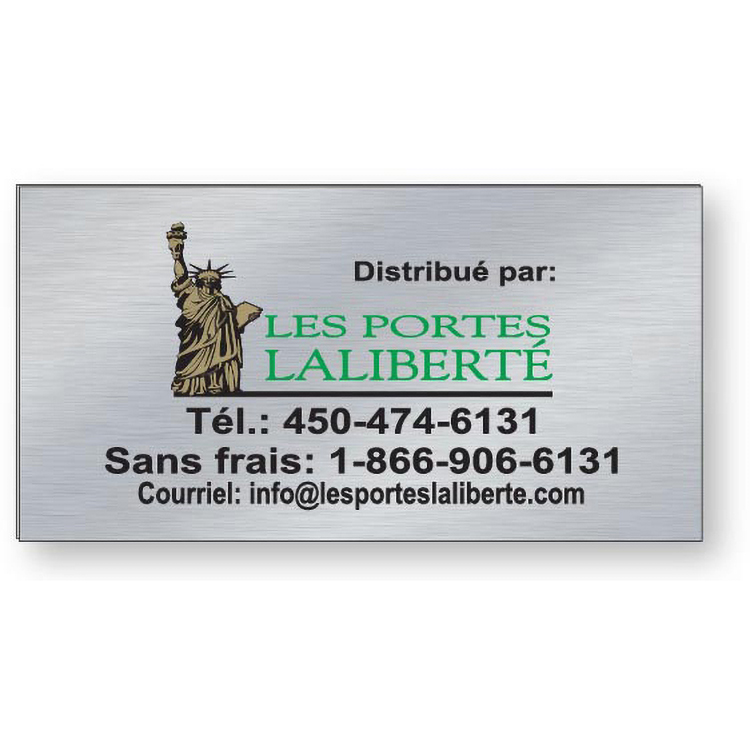 .020 Satin Aluminum Metal Plate, Spot Colour, 1 to 3 Sq/In