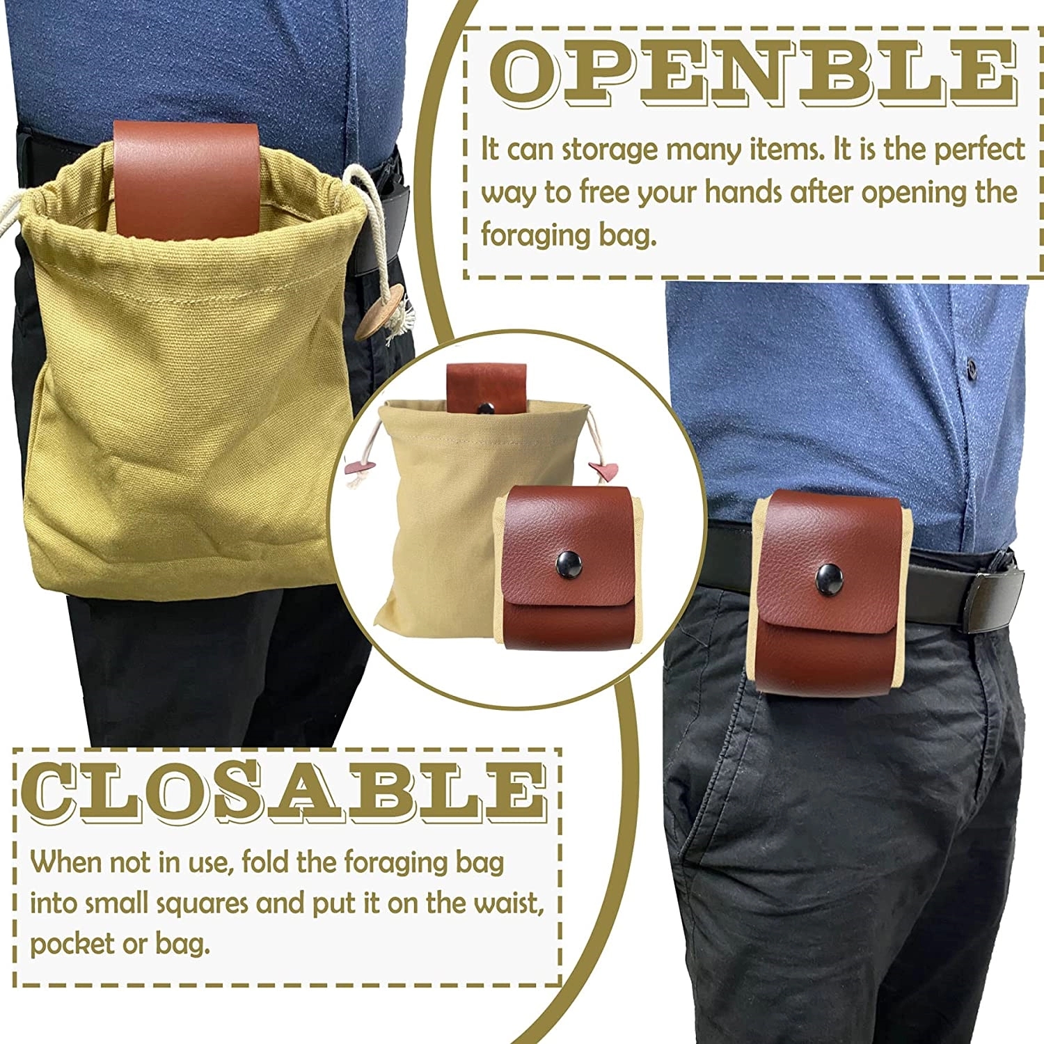 Fruit Picking Pouch Hands Free 2