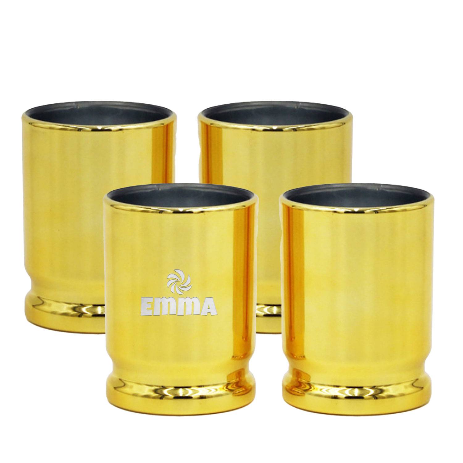 4-Pack 3oz 50 Cal Shot Glasses 4
