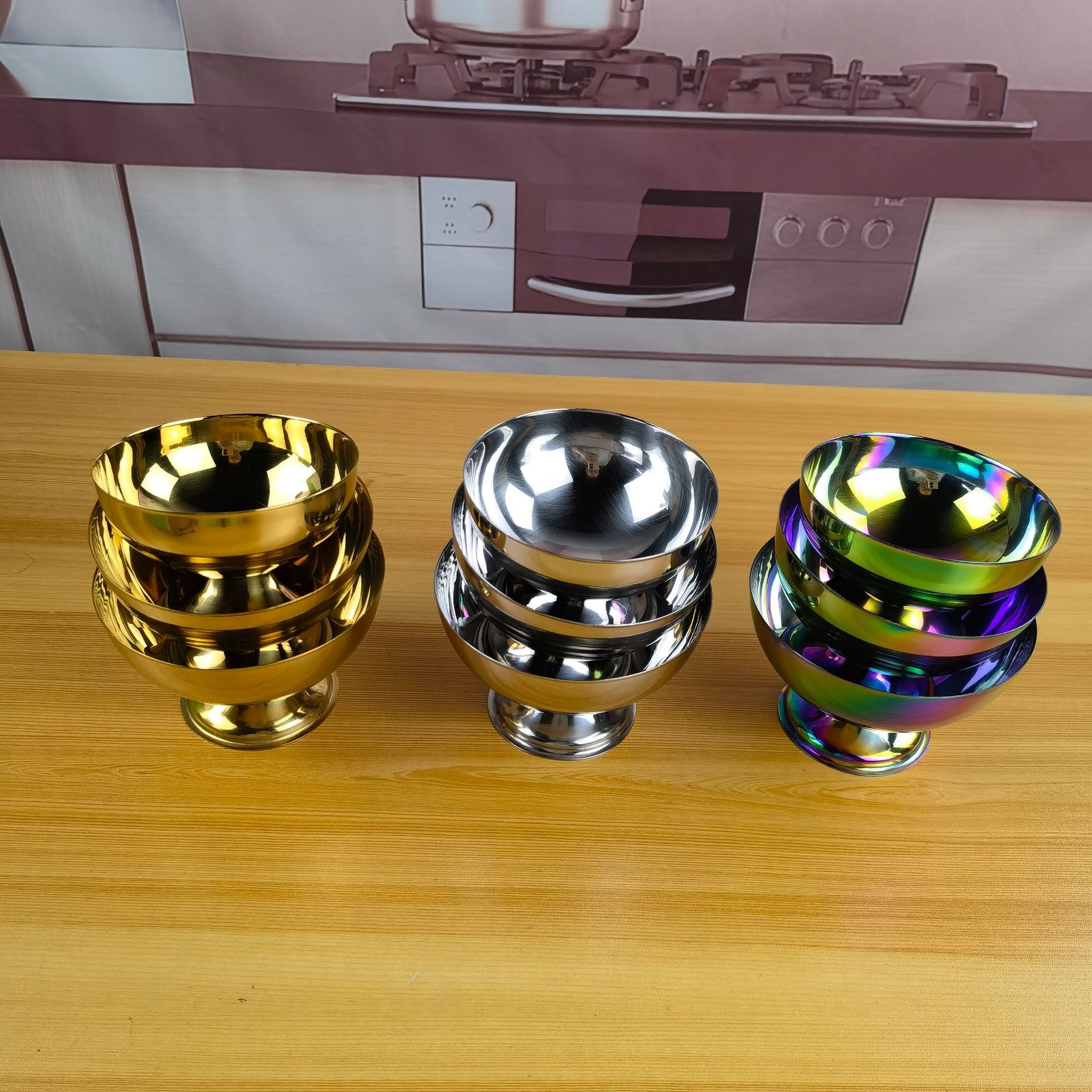 3.5inch Ice Cream Serving Cup with Stand 4