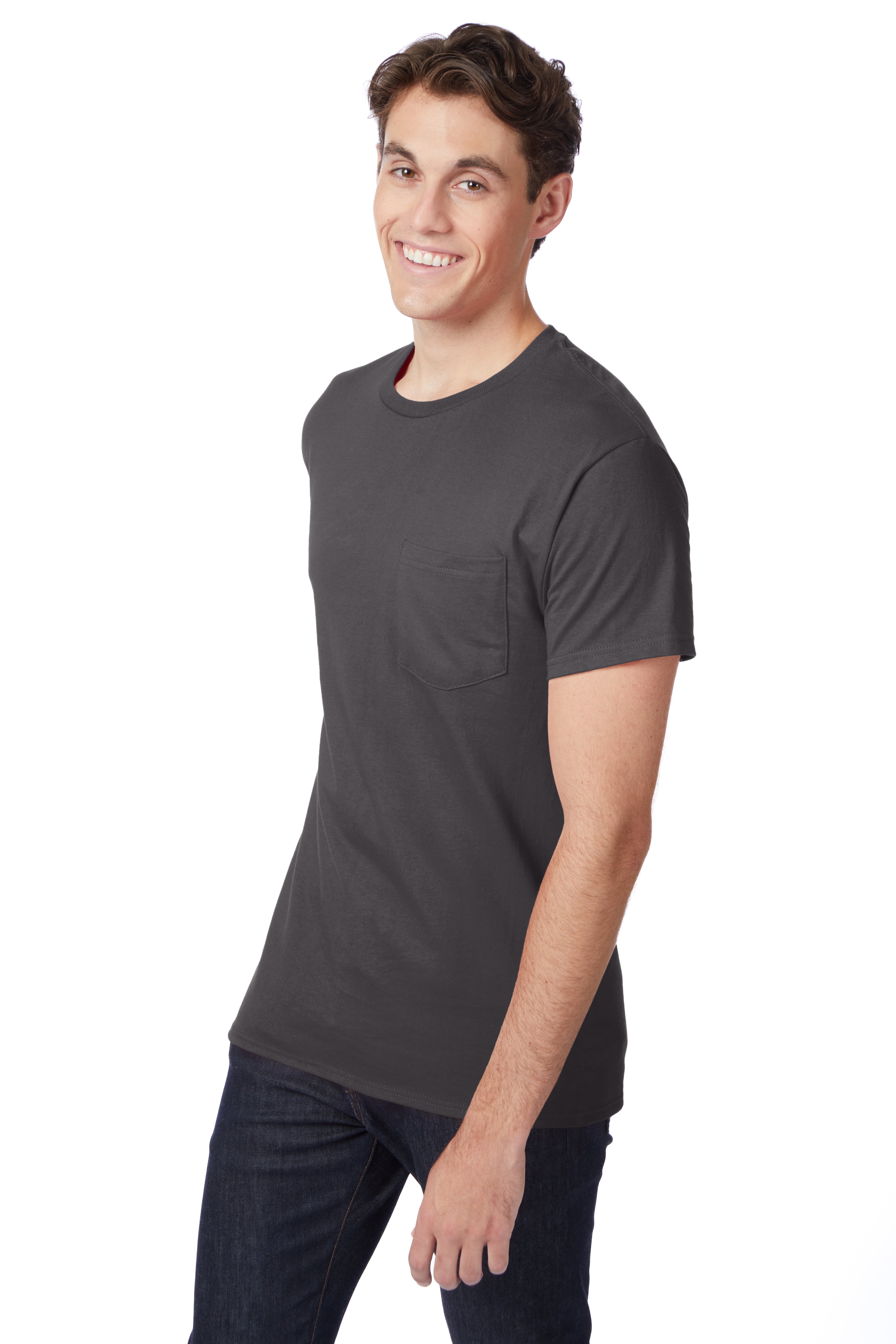 Hanes Authentic-T T-Shirt with Pocket 4