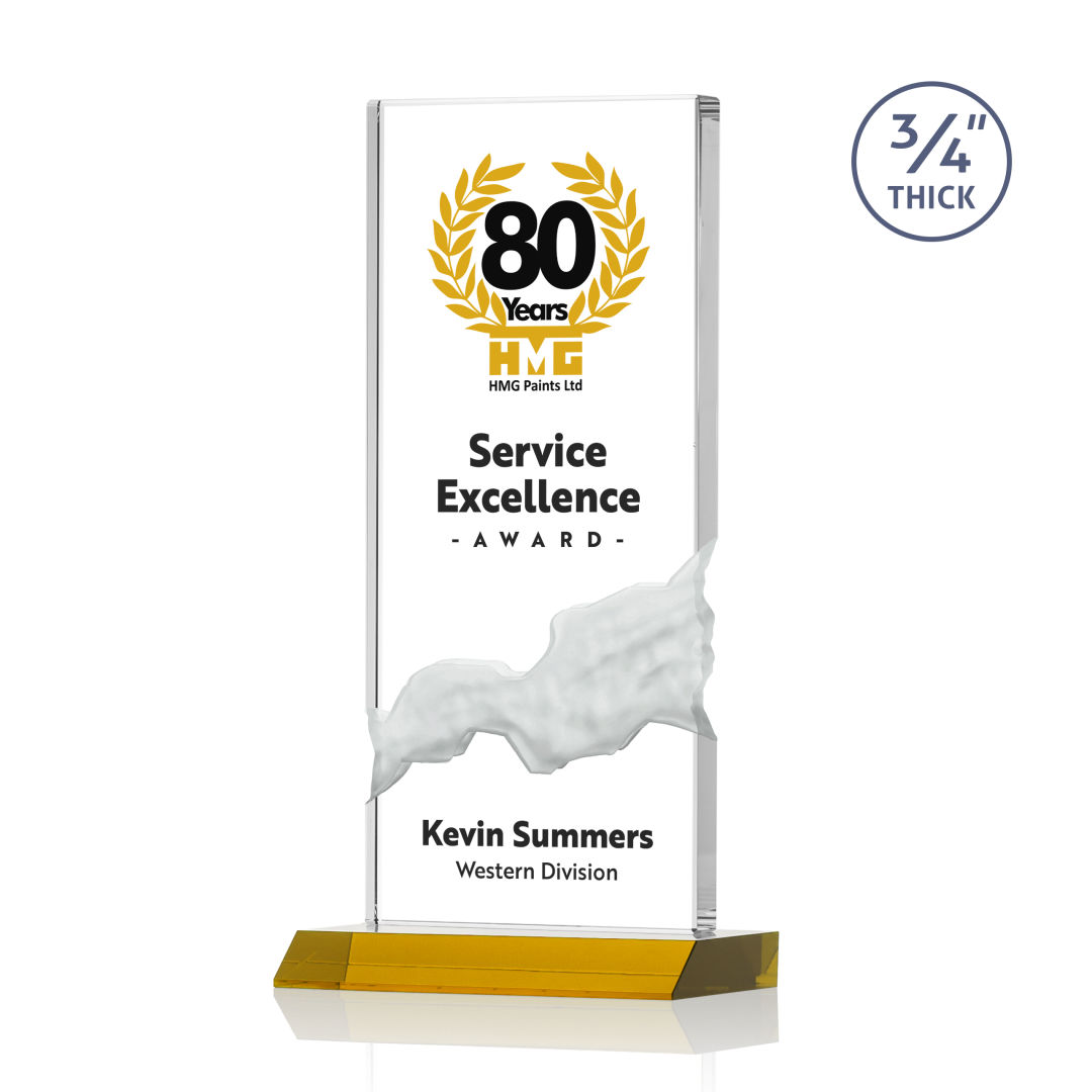 Poole VividPrint™ Award - Amber 7