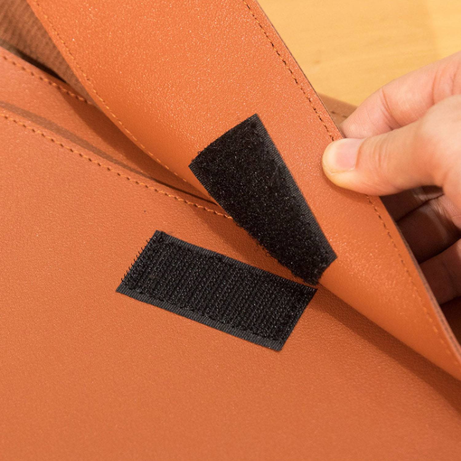 PU Leather 15/16 Inch Vertical Laptop Bag 6