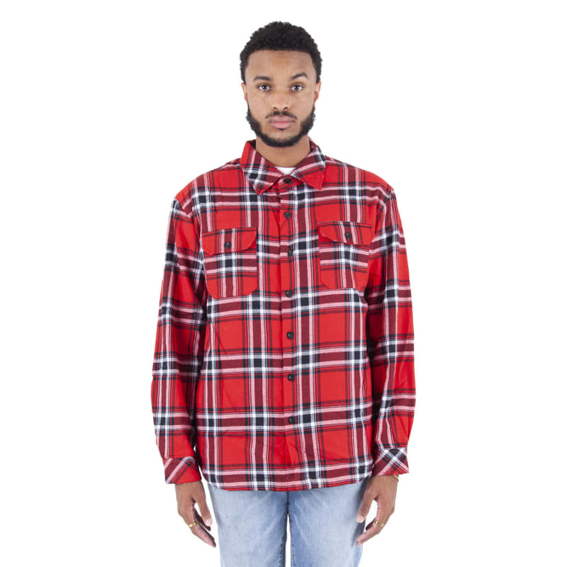 Shaka Wear Men's Plaid Flannel Jacket 10