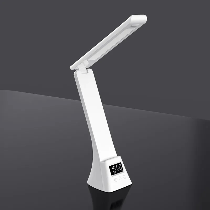 Foldable Smart LED Desk Lamp with Wireless Charger Digital C 2