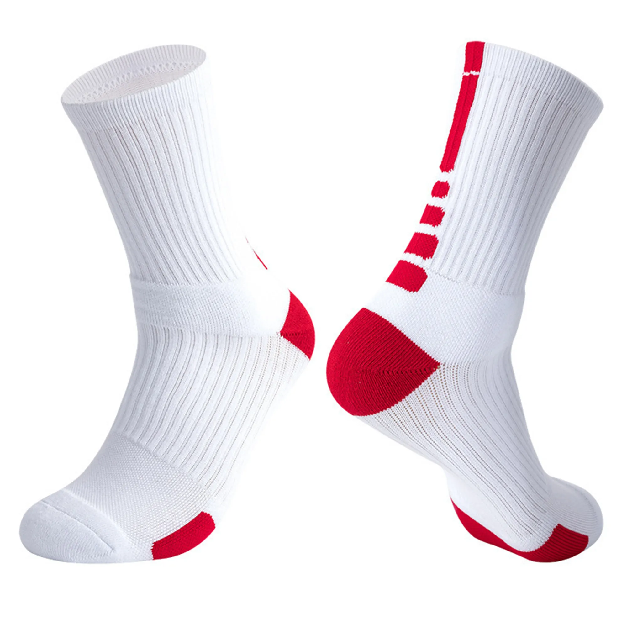 MOQ 50 Towel Bottom Elite Basketball Crew Socks 10