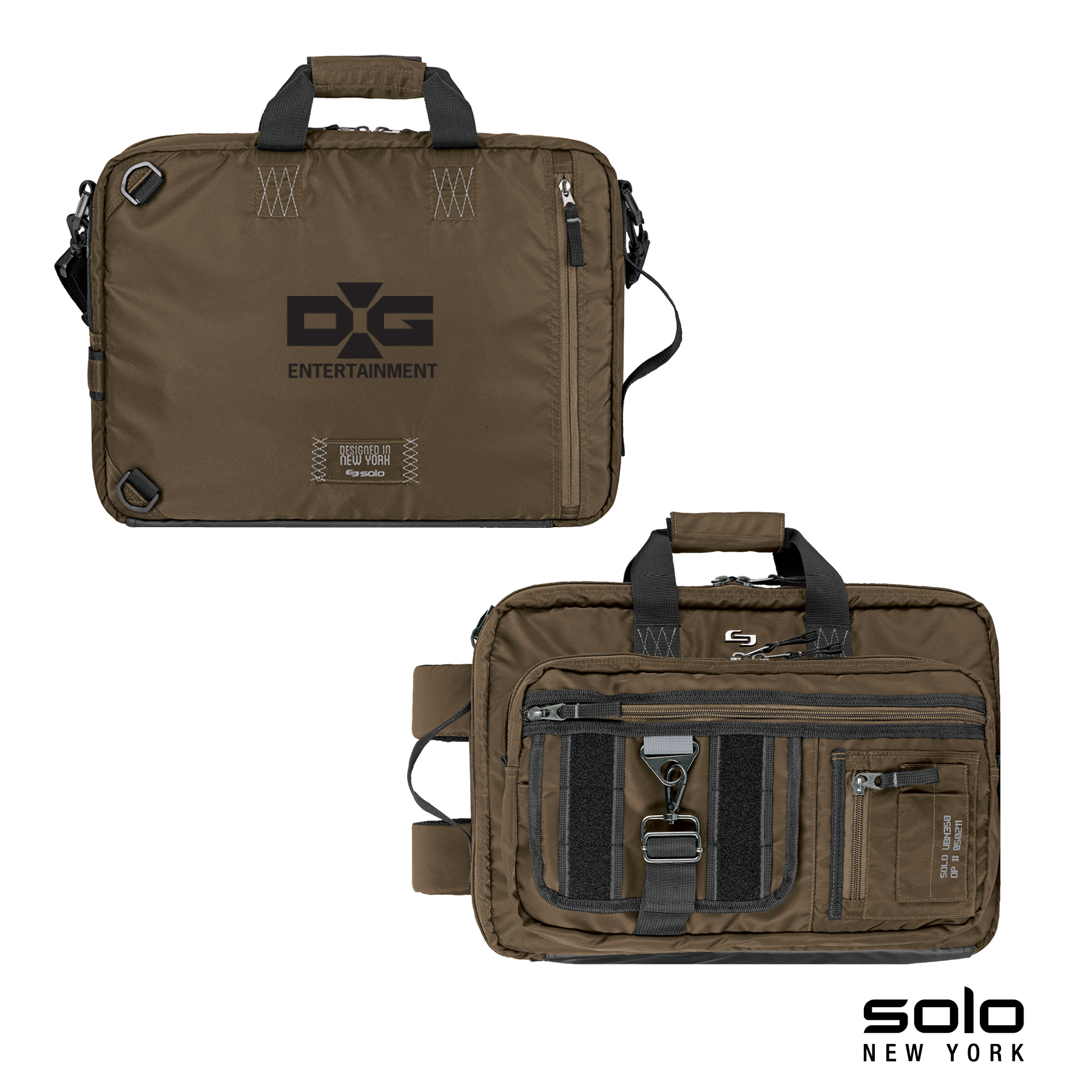 Solo New York Zone Briefcase Backpack Hybrid 16