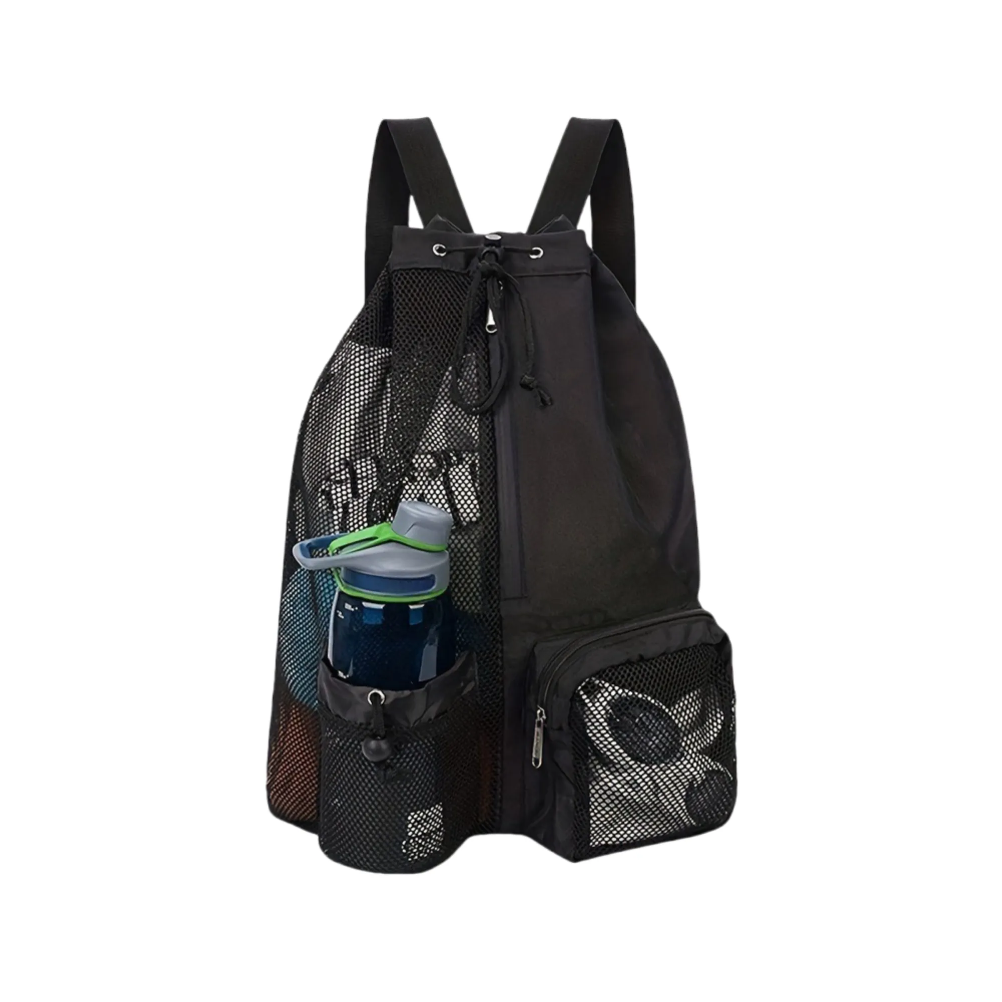 Two Tone Sport Drawstring Backpack 7