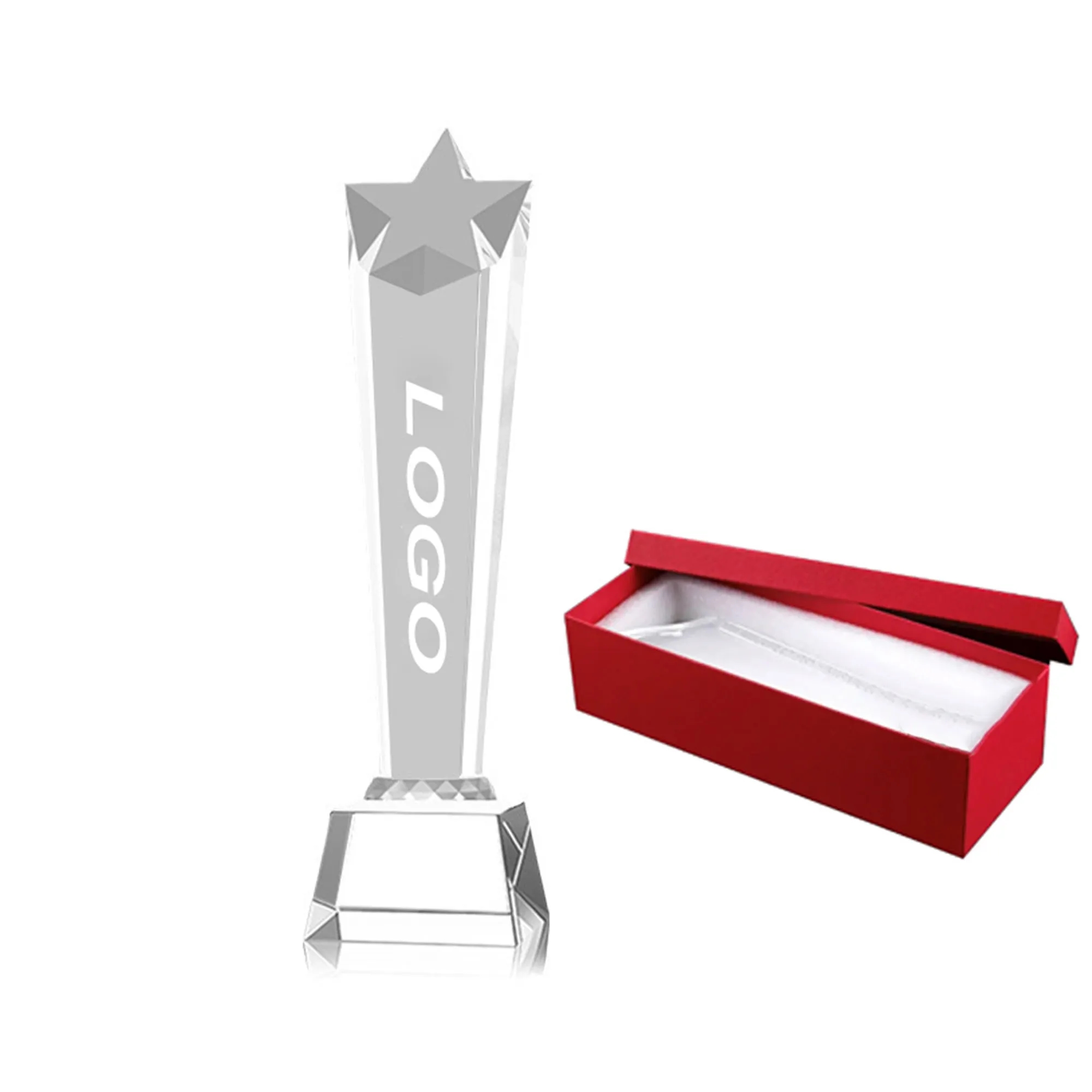 Crystal Pentagram Award Trophy 2