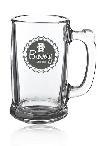 14 oz. Munich Glass Beer Mugs 1