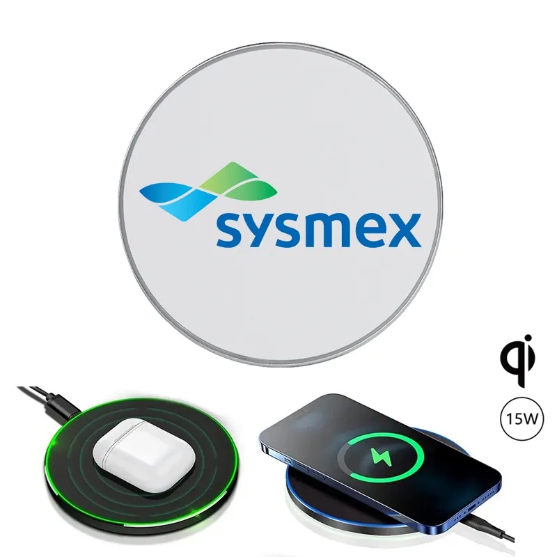 Circle LED Light-up 15W Qi Wireless Charger 5