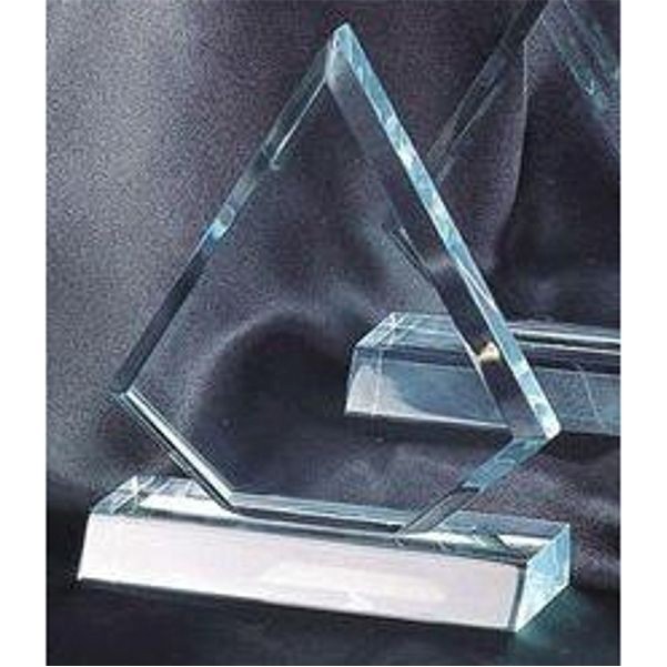 6 3/4" Triangle Jade Acrylic Award 1