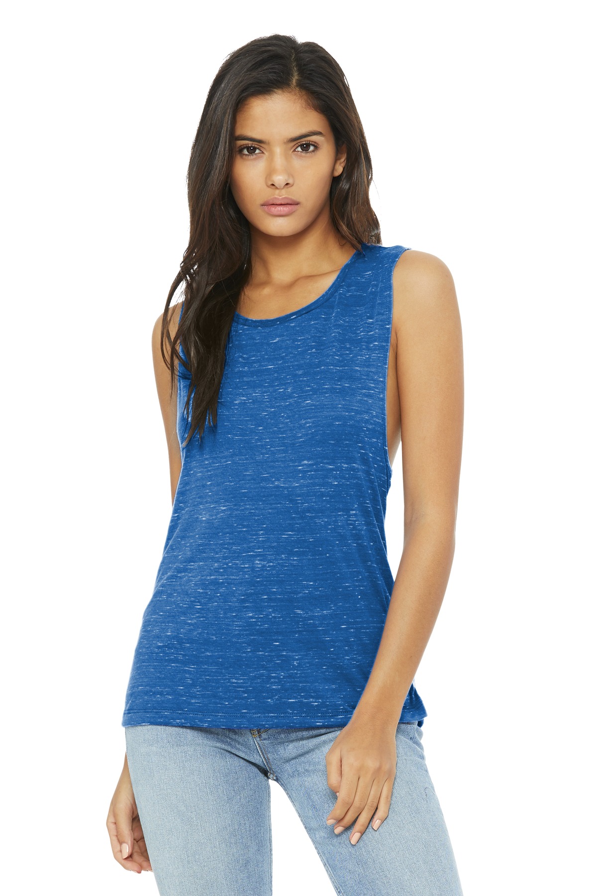 BELLA+CANVAS Women's Flowy Scoop Muscle Tank. BC8803 168