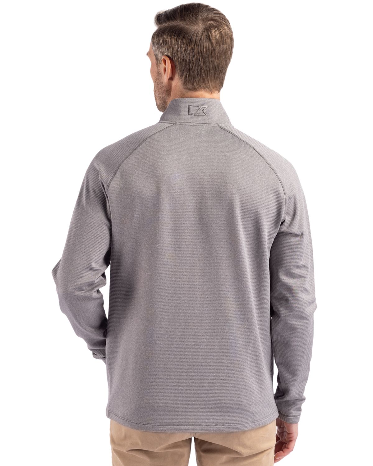 Cutter & Buck Peshastin Recycled Grid Fleece Mens Full Zip Jacket 12