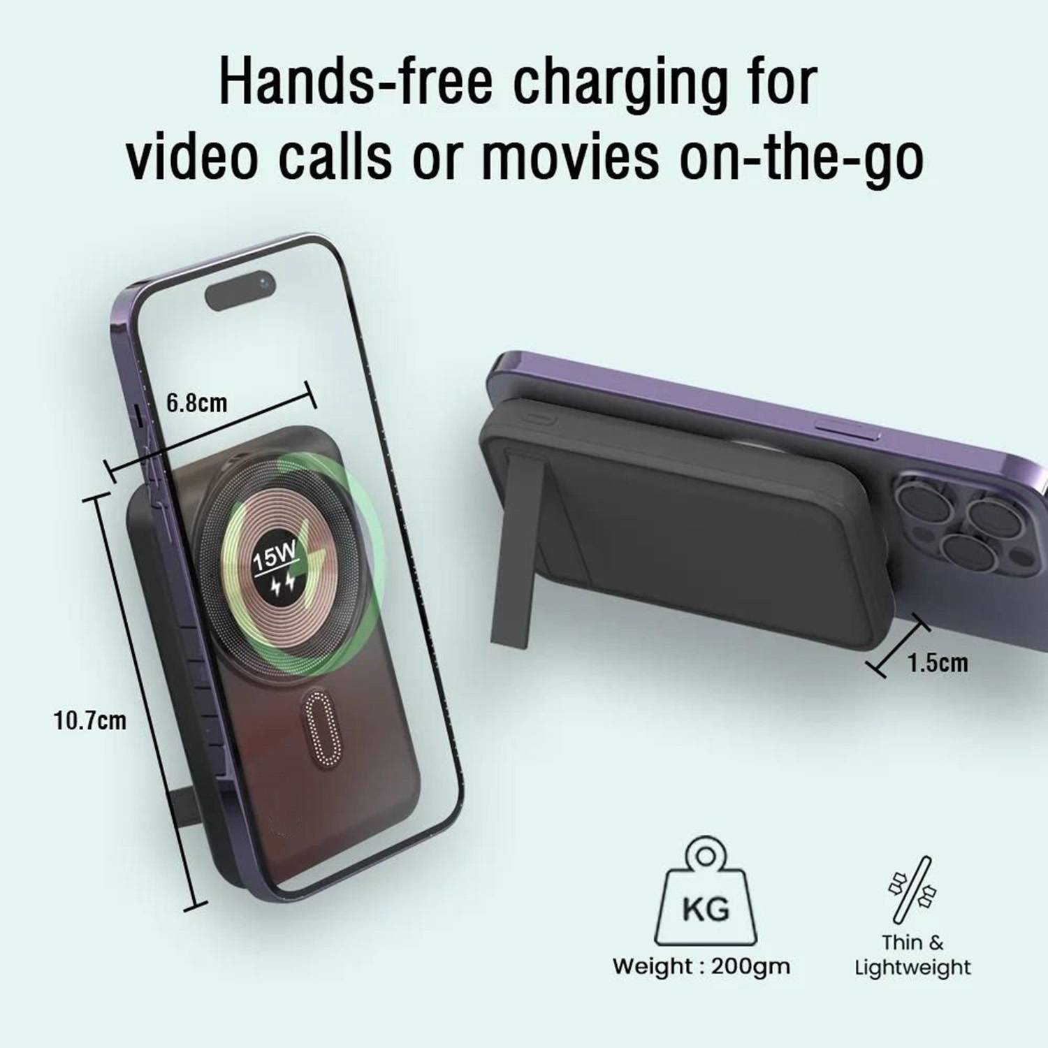 10000mAh Wireless Magnetic Power Bank 3