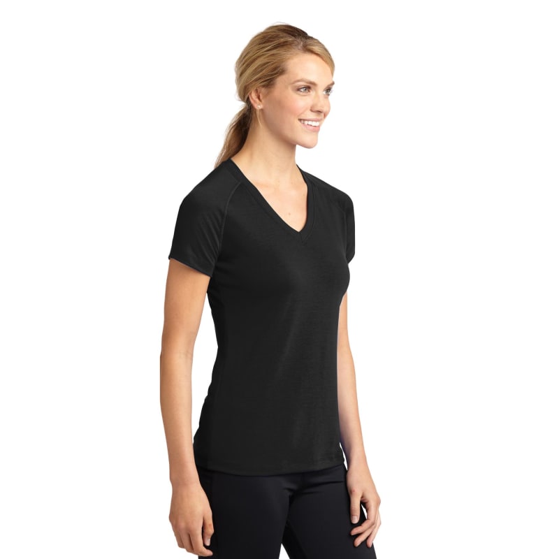 Sport-Tek Women's Ultimate Performance V-Neck. 20