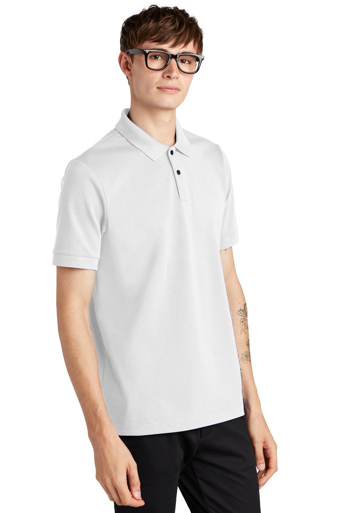 Mercer+Mettle Stretch Heavyweight Pique Polo MM1000 77