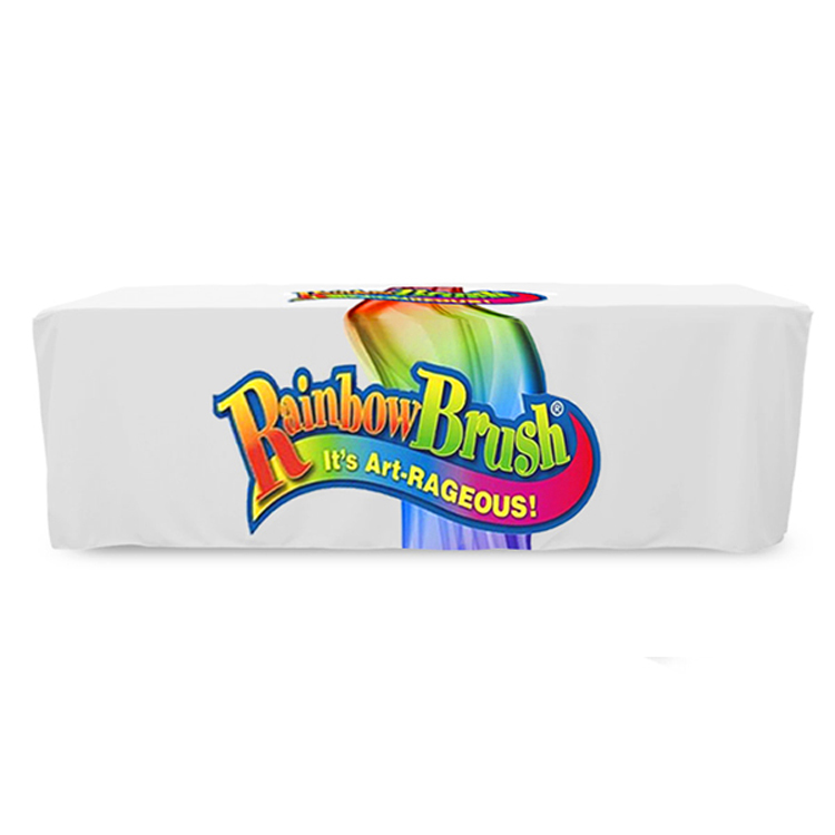 8 ft. Fitted PolyKnit Table Cover (Dye Sub Full Cloth) 2