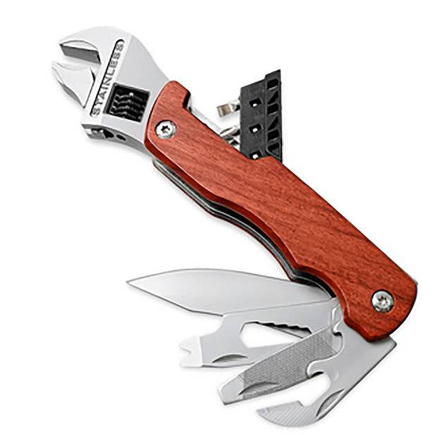 Stainless Steel Folding Multi-Tool Wrench 8