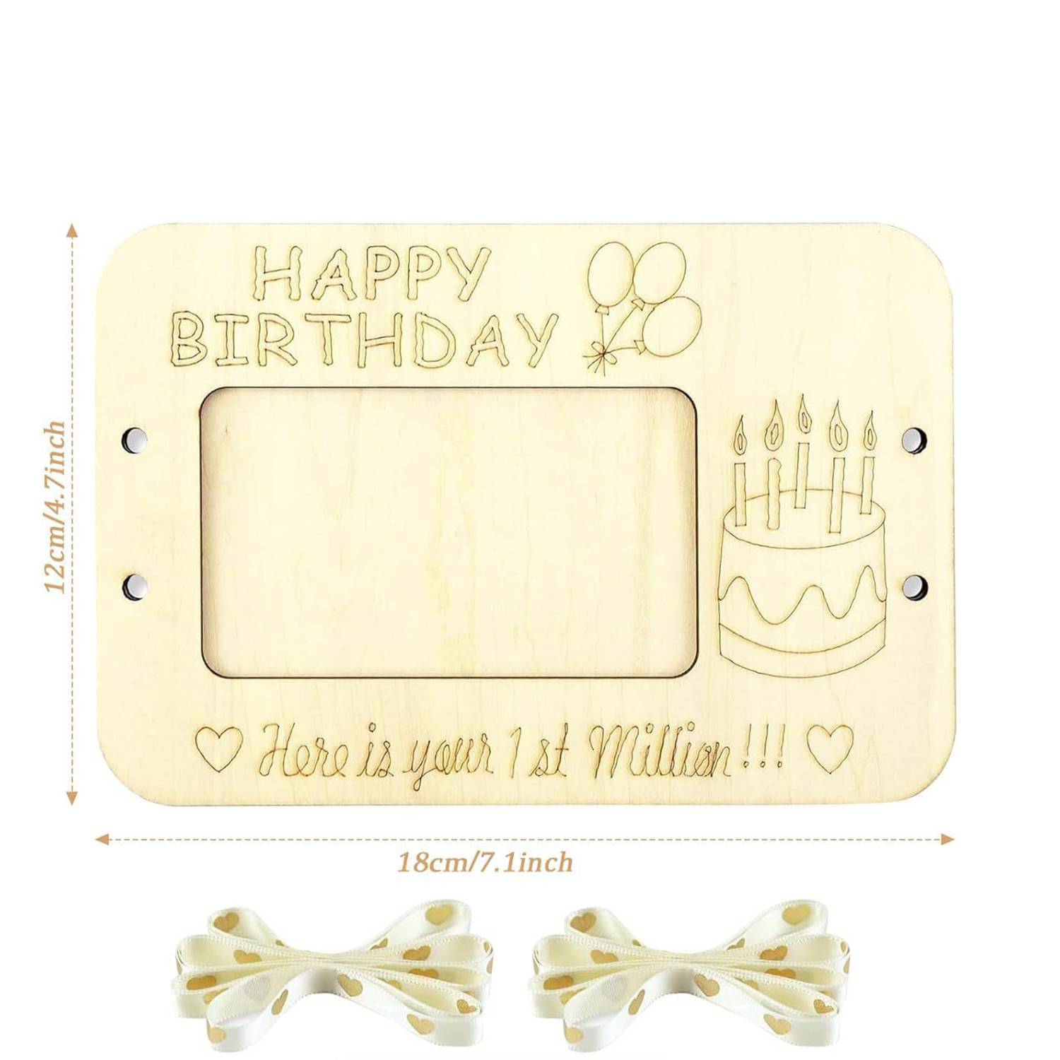 Wooden Wallet Cash Gift 6