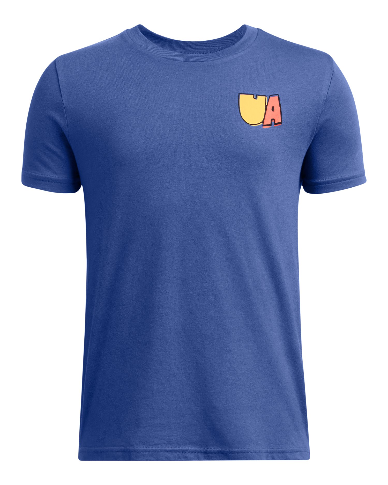 UA BTS Cartoon Letters Boys' Short Sleeve 2