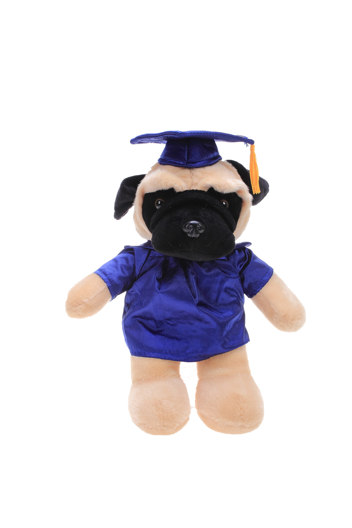 Soft Plush Pug in Graduation Cap & Gown Stuffed Animal 4