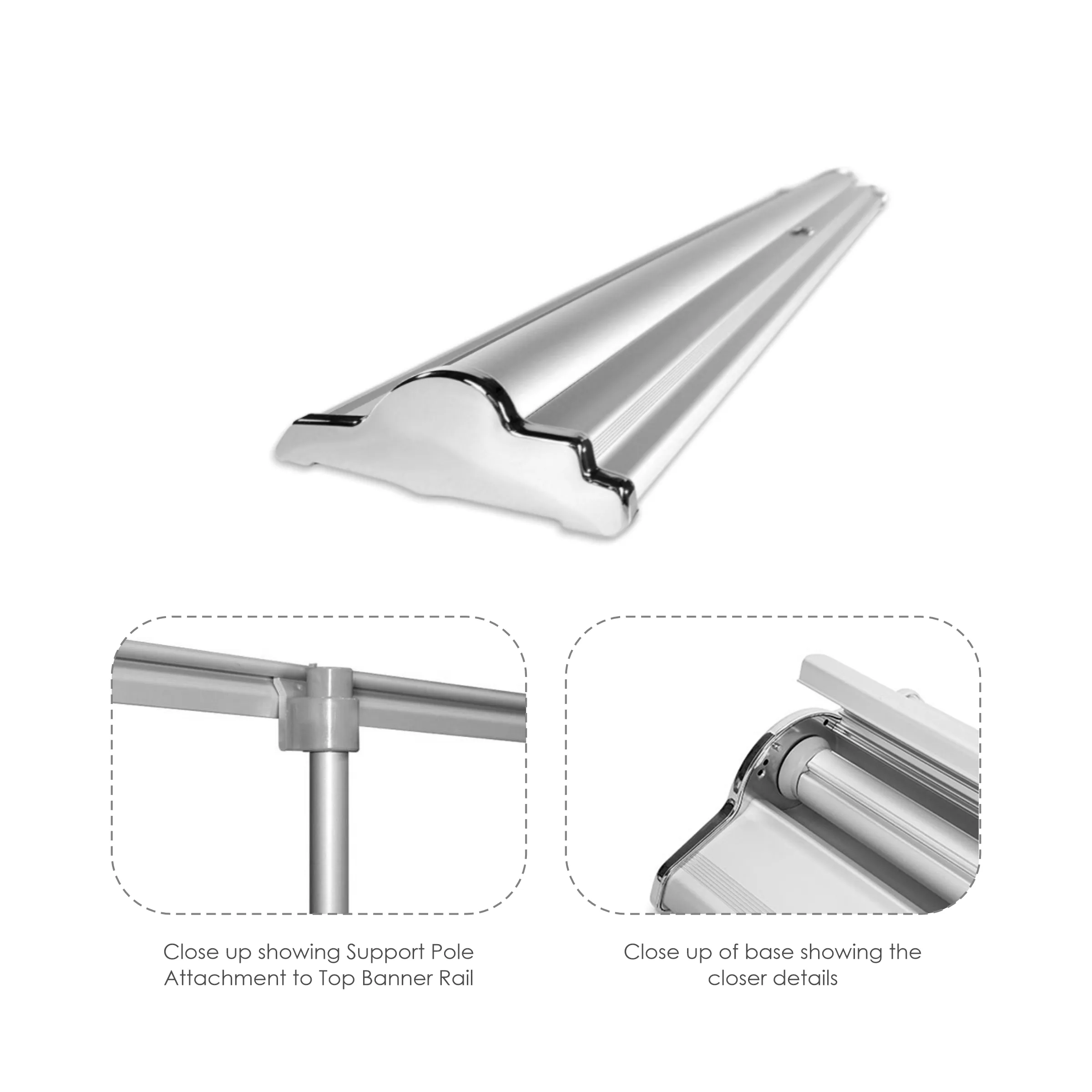 36" X 92" Wide Super Deluxe Retractable Banner Kit 3