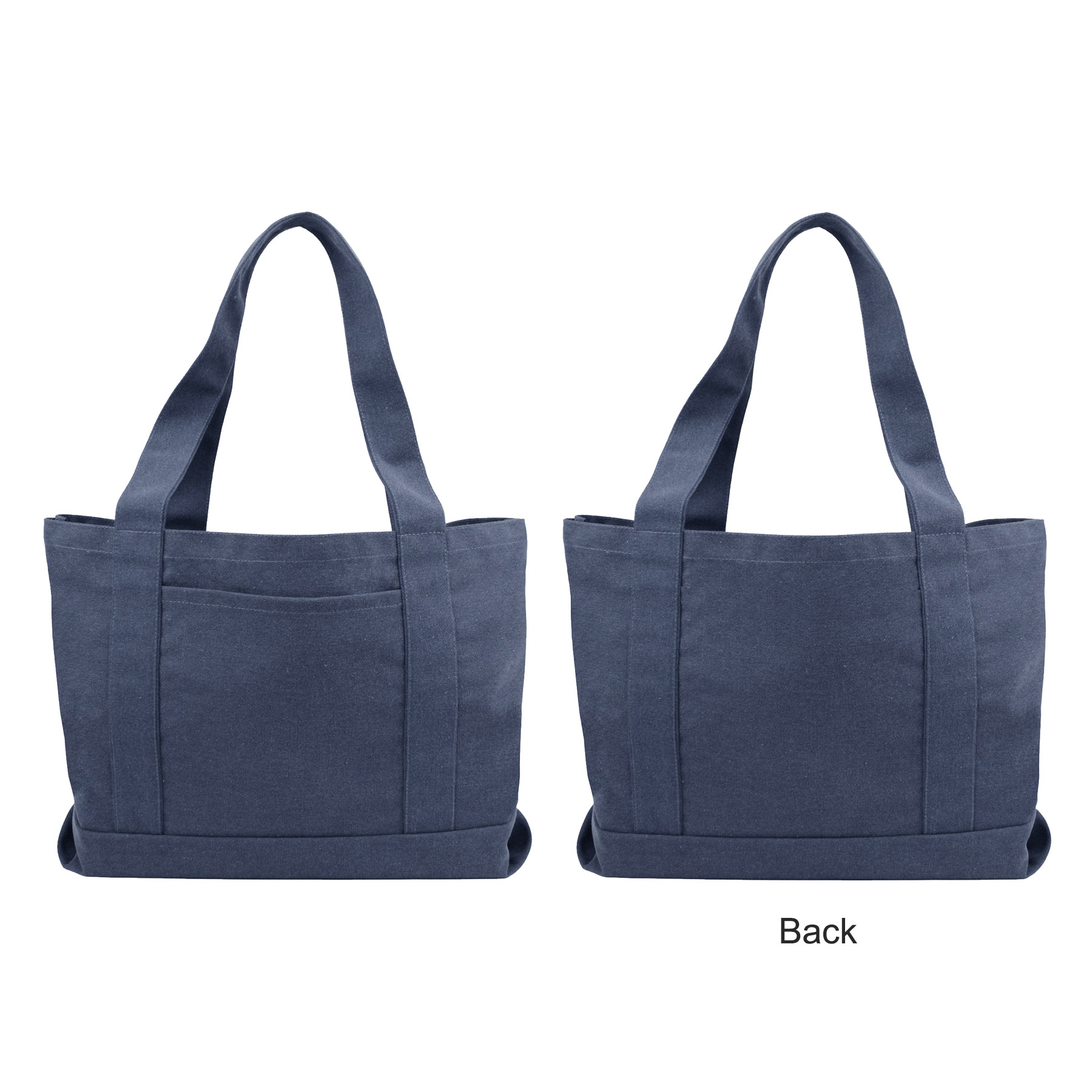 12 oz Cotton Canvas Stonewashed Boat Tote 1