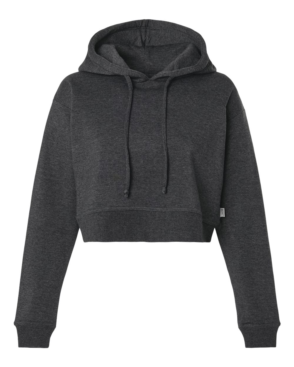 Women's Cropped Fleece Hooded Sweatshirt - BW5404 26