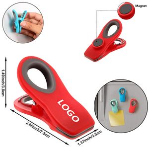 Magnetic Plastic Clip With Anti Slip Rubber Top 10