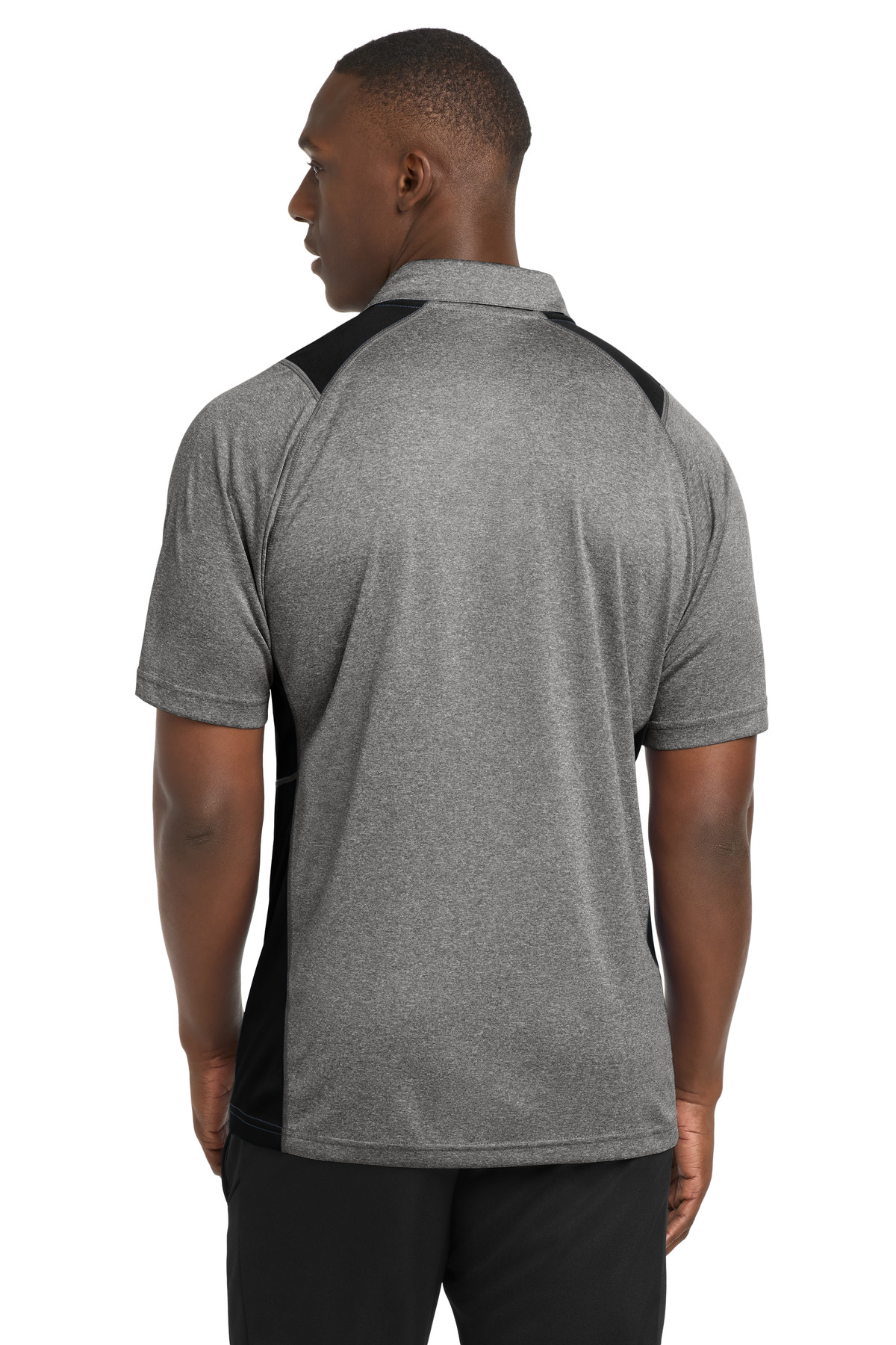 Sport-Tek Heather Colorblock Contender Polo. ST665 35