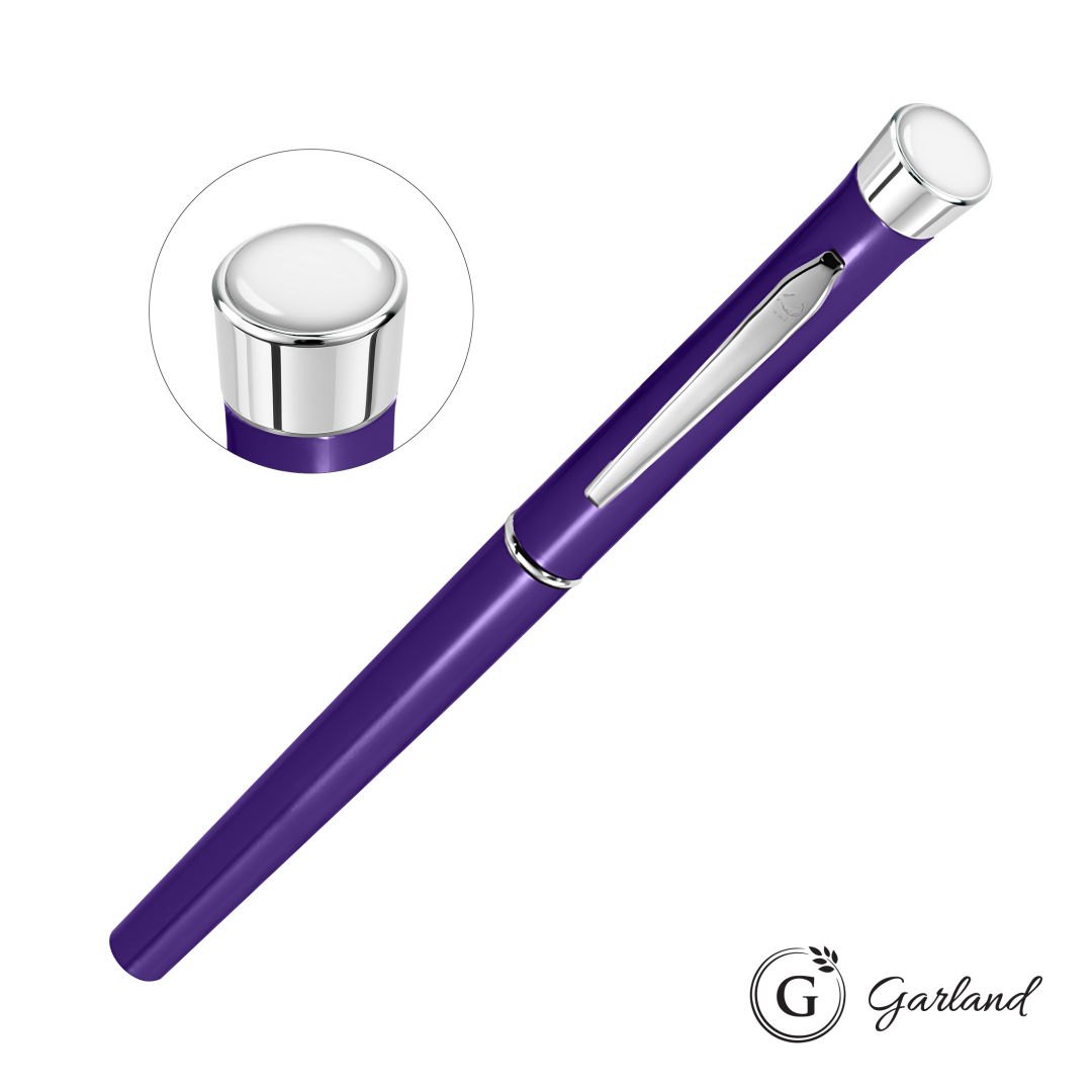 Garland® Color Custom Rollerball Pen - Chrome Accent 13