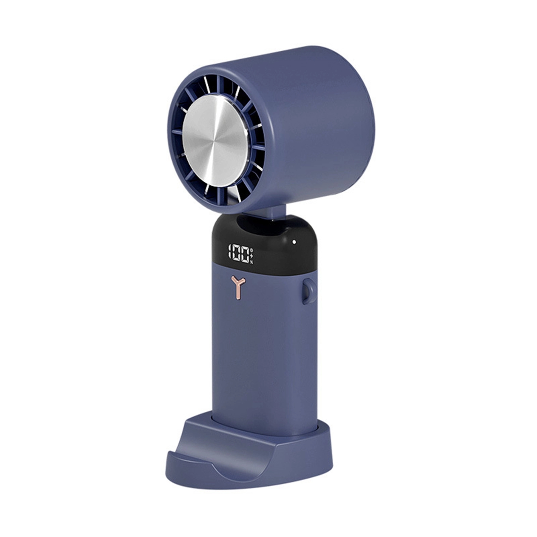 3600 mAh Digital Display Desktop Folding Phone Holder Fan 3