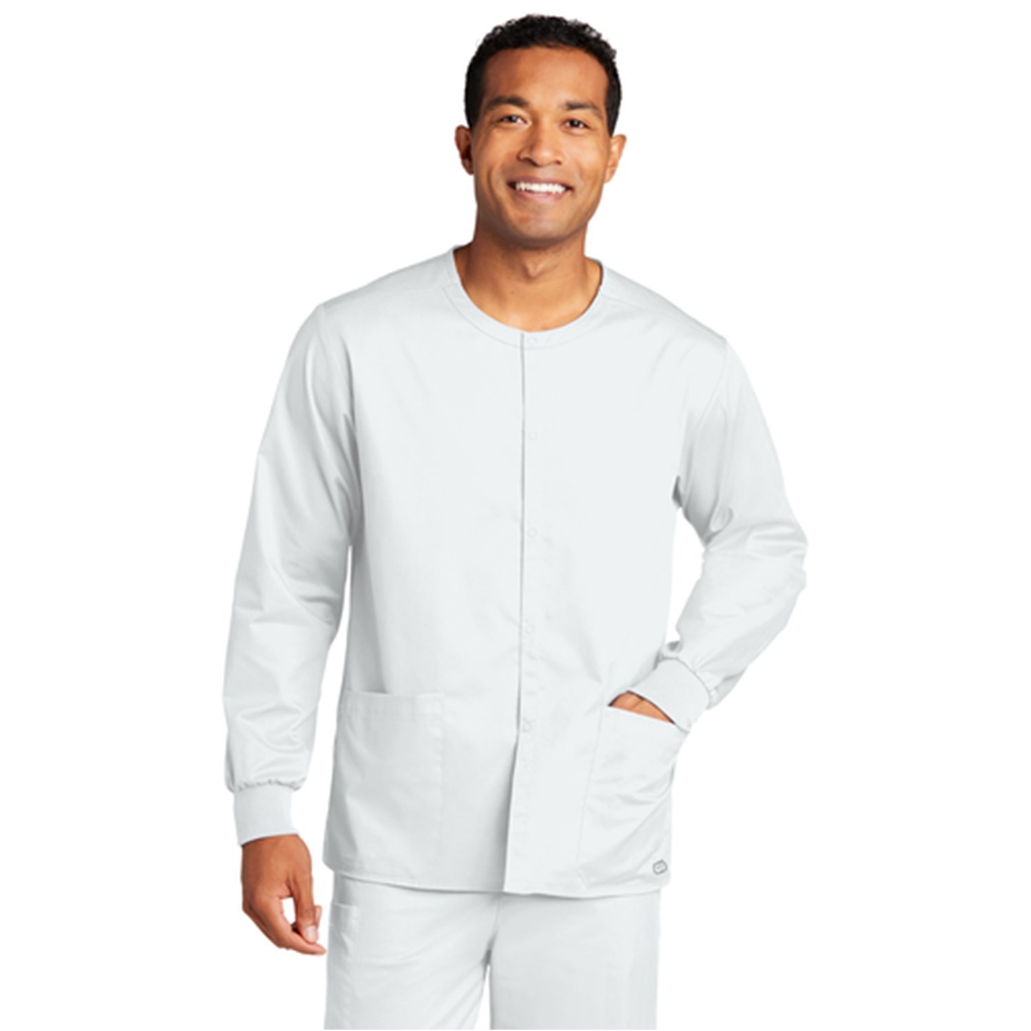 WonderWink® Unisex WorkFlex™ Snap-Front Scrub Jacket