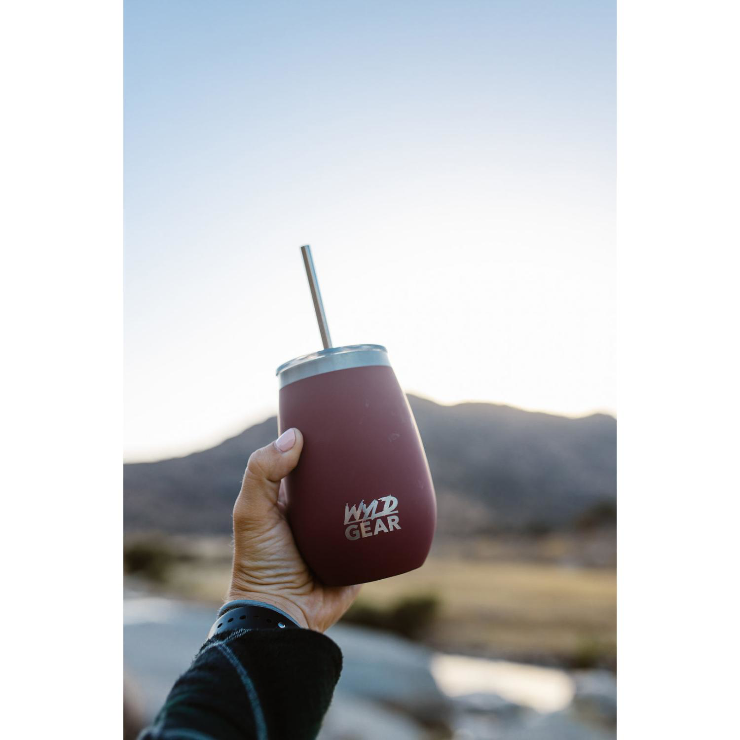 12 oz Wyld Gear® Stainless Steel Vacuum Insulated Wine Tumbler With lid 2